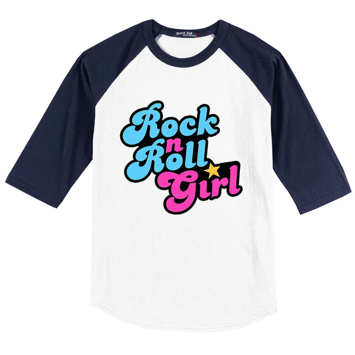 Rock N Roll Girl Ocean Fish Halloween Costumes Baseball Sleeve Shirt