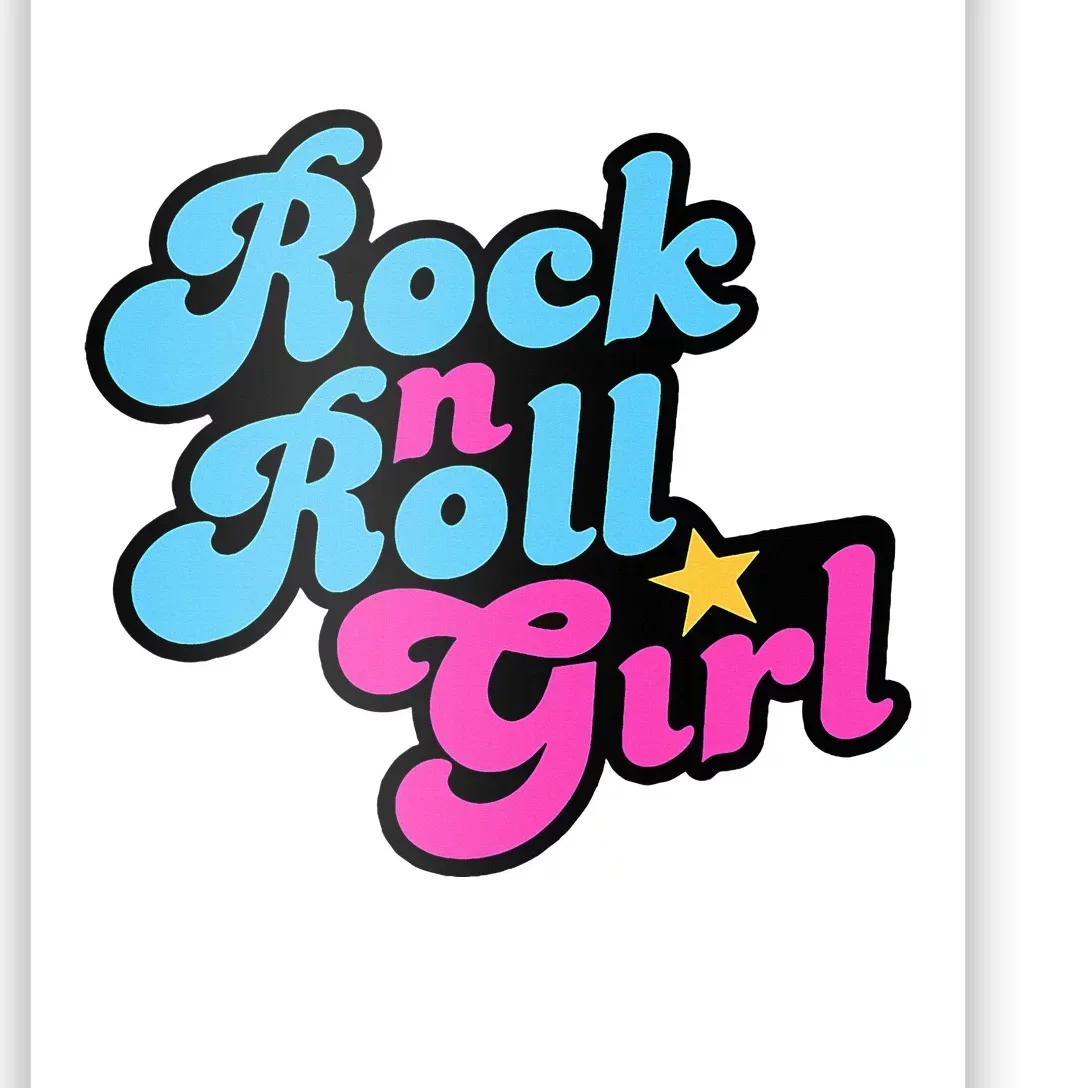 Rock N Roll Girl Ocean Fish Halloween Costumes Poster