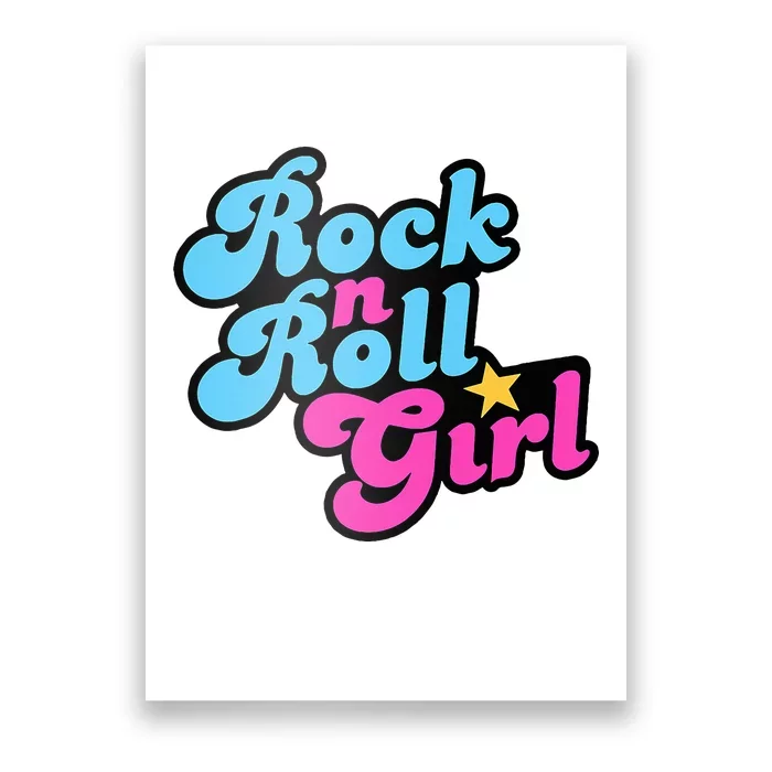 Rock N Roll Girl Ocean Fish Halloween Costumes Poster