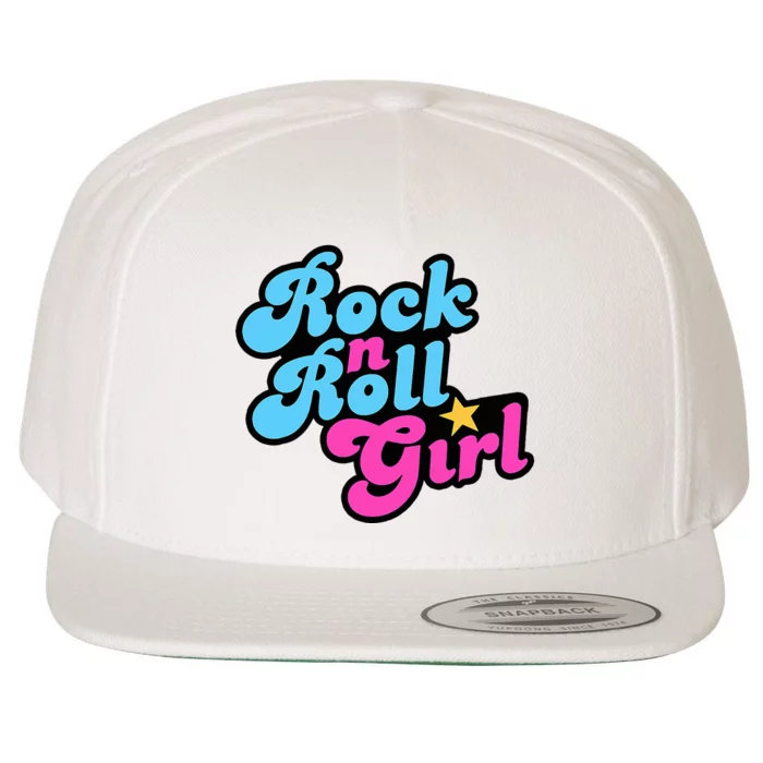 Rock N Roll Girl Ocean Fish Halloween Costumes Wool Snapback Cap