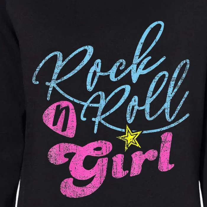 Rock N Roll Girl Purple Darla Womens California Wash Sweatshirt