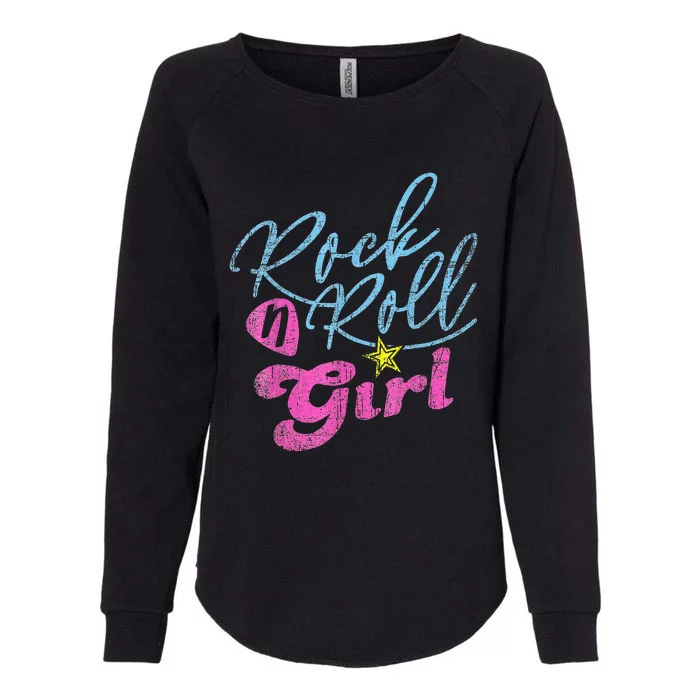 Rock N Roll Girl Purple Darla Womens California Wash Sweatshirt