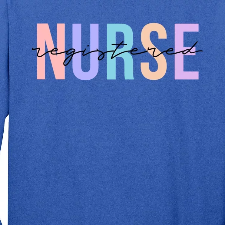 Registered Nurse Rn Emergency Room Nurse Gift Tall Long Sleeve T-Shirt