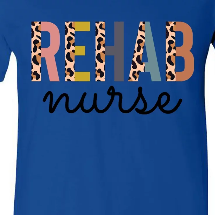 Rehabilitation Nursing Rehab Nurse Graduation Gift V-Neck T-Shirt