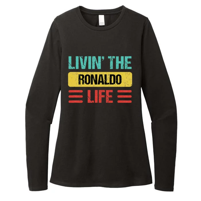 R.O.N.A.L.D.O Name Womens CVC Long Sleeve Shirt