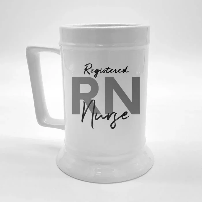 Registered Nurse Rn Emergency Room Nurse Gift Front & Back Beer Stein