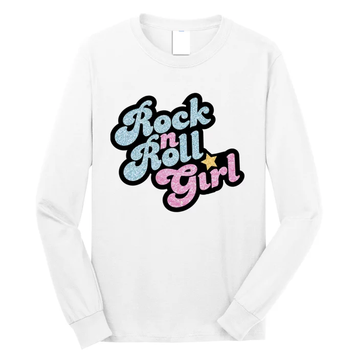 Rock N Roll Girl Ocean Fish Halloween Costumes Group Family Long Sleeve Shirt