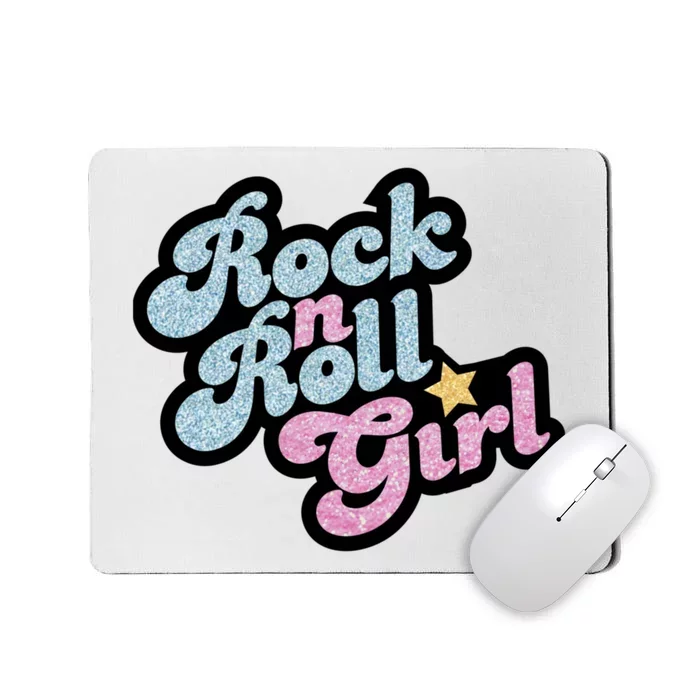 Rock N Roll Girl Ocean Fish Halloween Costumes Group Family Mousepad