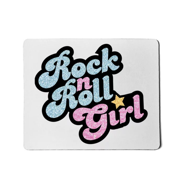 Rock N Roll Girl Ocean Fish Halloween Costumes Group Family Mousepad