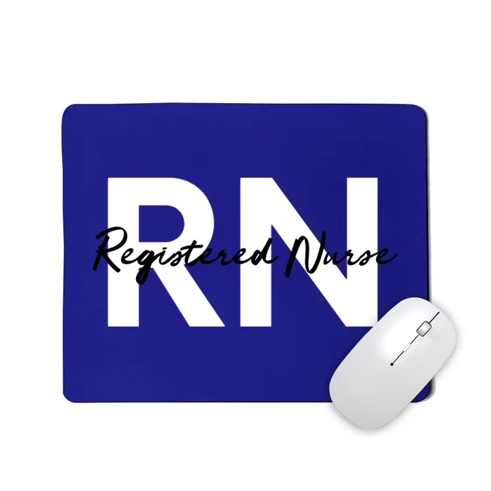 Registered Nurse Rn Emergency Room Nurse Gift Mousepad