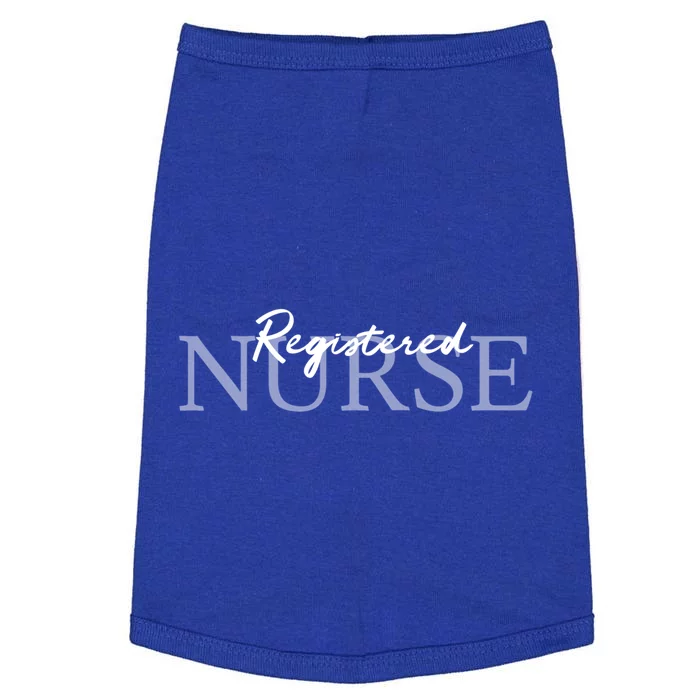 Registered Nurse Rn Emergency Room Nurse Great Gift Doggie Tank