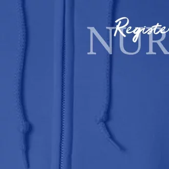 Registered Nurse Rn Emergency Room Nurse Great Gift Full Zip Hoodie