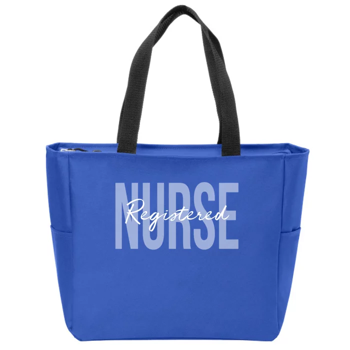 Registered Nurse Rn Emergency Room Nurse Cute Gift Zip Tote Bag