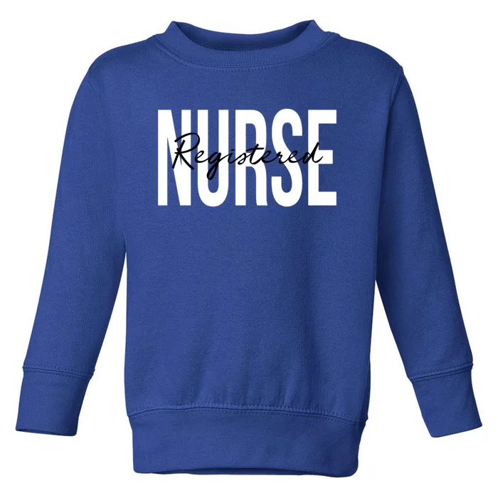 Registered Nurse Rn Emergency Room Nurse Meaningful Gift Toddler Sweatshirt