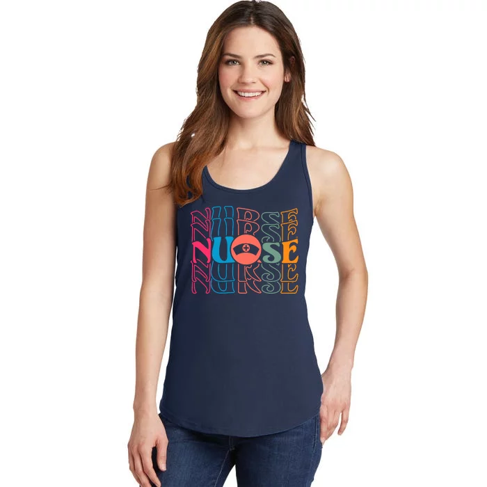 Retro Nurse Ladies Essential Tank