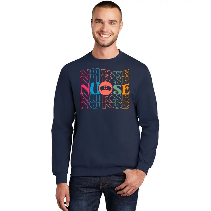 Retro Nurse Tall Sweatshirt