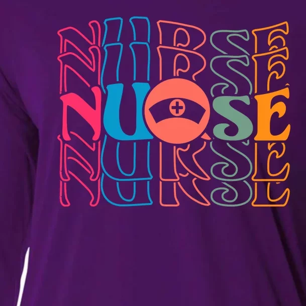 Retro Nurse Cooling Performance Long Sleeve Crew