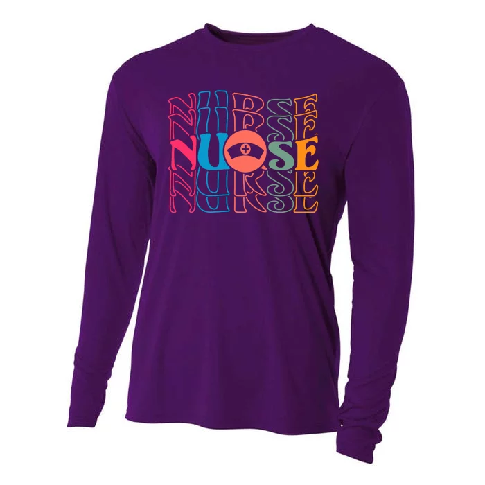 Retro Nurse Cooling Performance Long Sleeve Crew