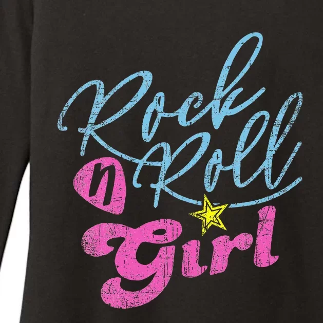 Rock N Roll Girl Purple Darla Womens CVC Long Sleeve Shirt