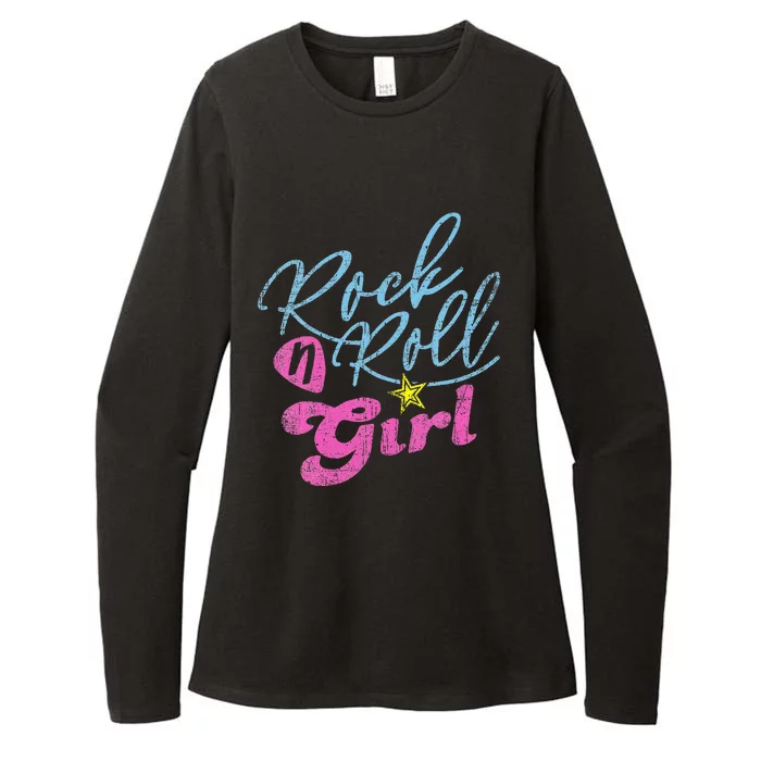 Rock N Roll Girl Purple Darla Womens CVC Long Sleeve Shirt