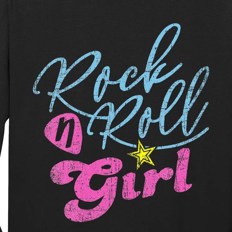 Rock N Roll Girl Purple Darla Tall Long Sleeve T-Shirt