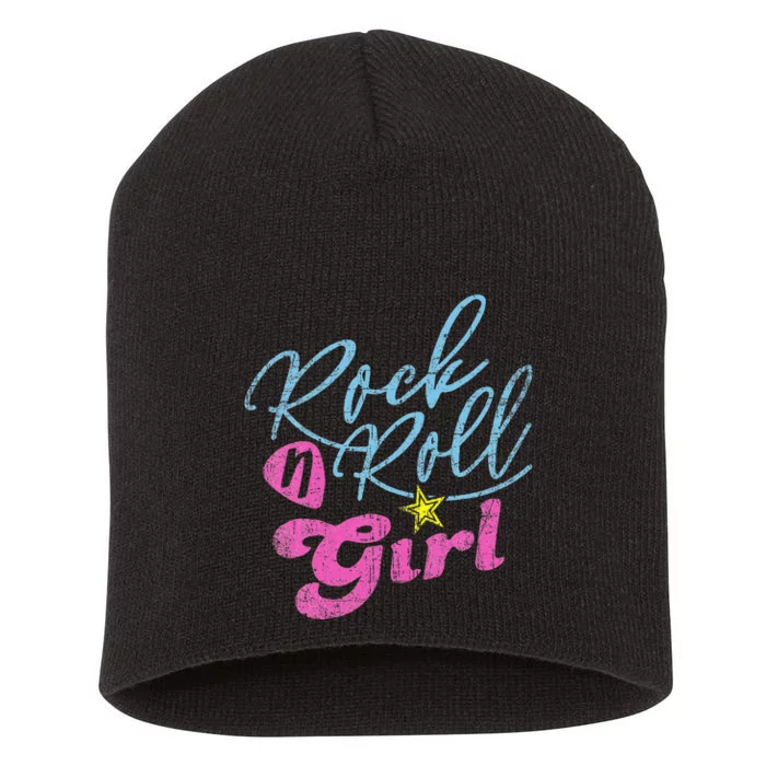 Rock N Roll Girl Purple Darla Short Acrylic Beanie