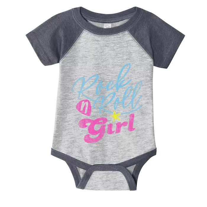 Rock N Roll Girl Purple Darla Infant Baby Jersey Bodysuit