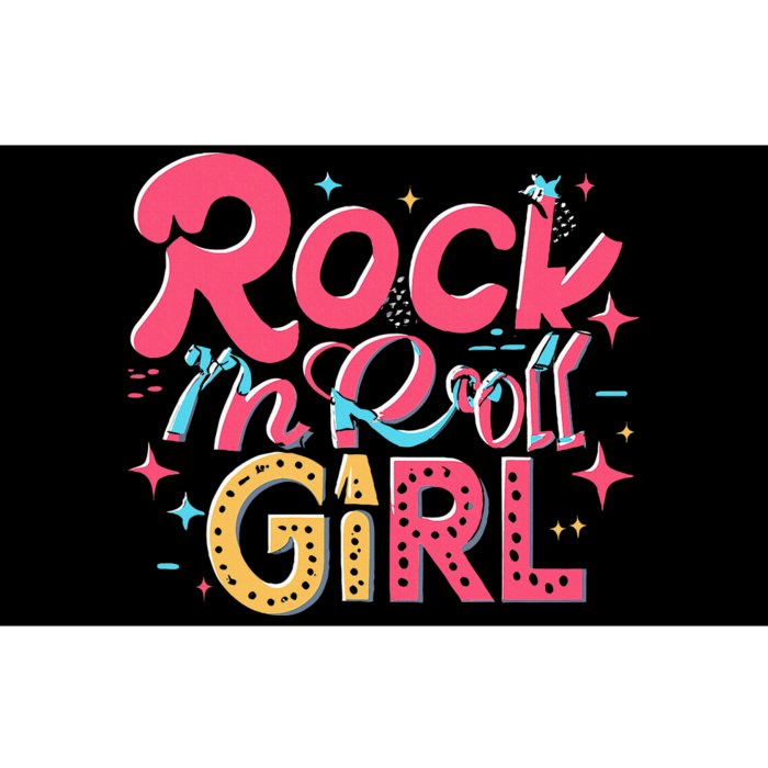 Rock N Roll Girl Purple Darla Bumper Sticker