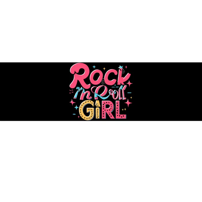 Rock N Roll Girl Purple Darla Bumper Sticker