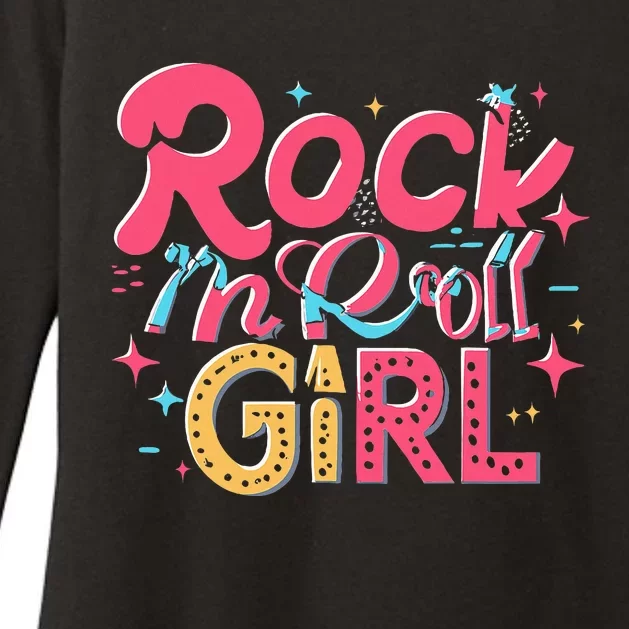 Rock N Roll Girl Purple Darla Womens CVC Long Sleeve Shirt