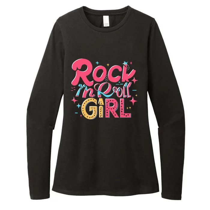 Rock N Roll Girl Purple Darla Womens CVC Long Sleeve Shirt