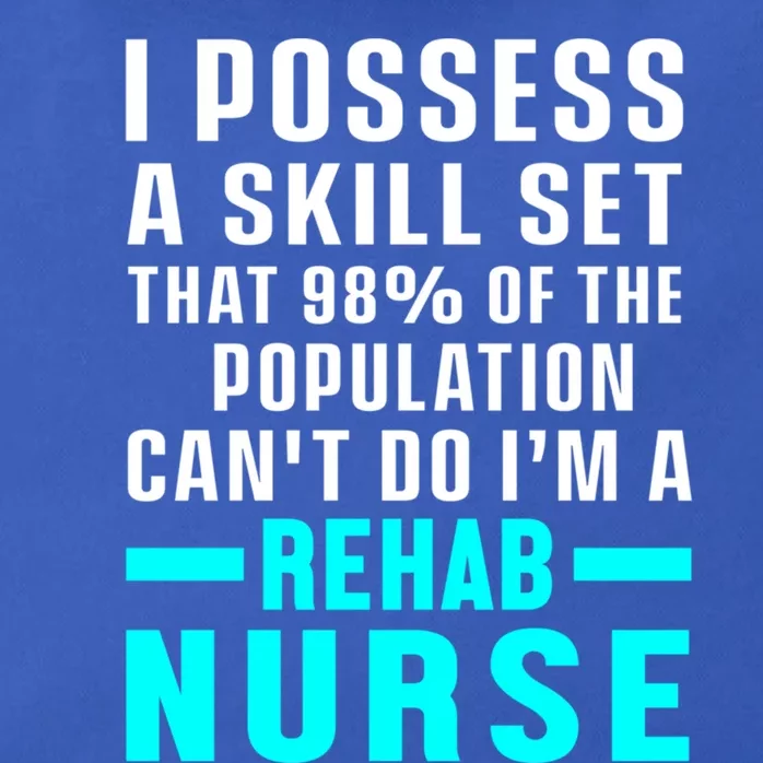 Rehab Nurse Skill Set Rehabilitation Nursing Rn Gift Zip Tote Bag