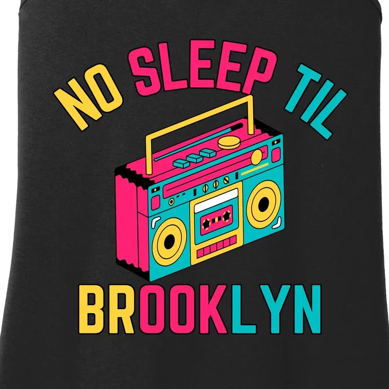 Retro No Sleep Til Brooklyn Ladies Essential Tank