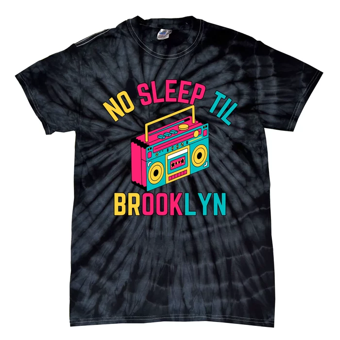 Retro No Sleep Til Brooklyn Tie-Dye T-Shirt