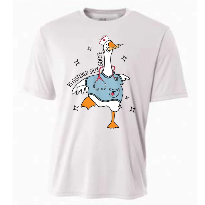 Registered Nurse Silly Goose Cooling Performance Crew T-Shirt