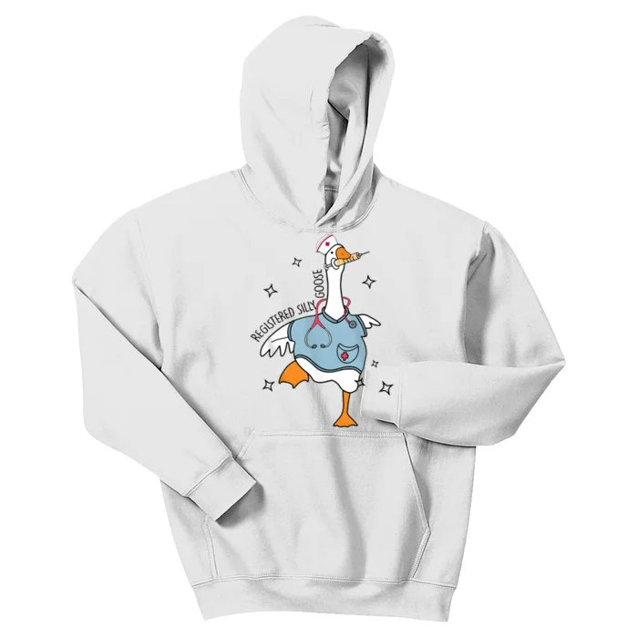 Registered Nurse Silly Goose Kids Hoodie