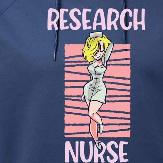 Research Nurse Sexy Attractive Nursing Funny Gift Performance Fleece Hoodie