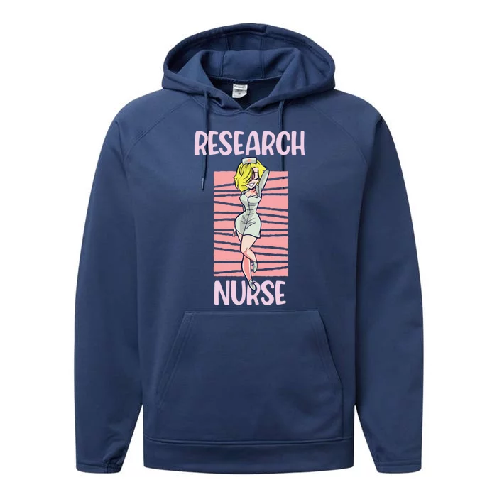 Research Nurse Sexy Attractive Nursing Funny Gift Performance Fleece Hoodie