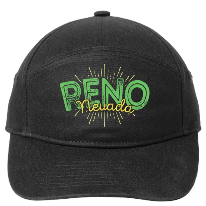 Reno Nevada Souvenir 7-Panel Snapback Hat