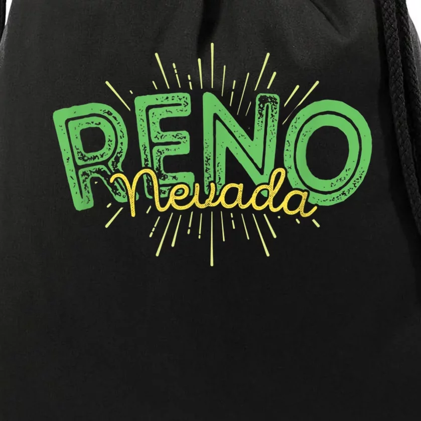 Reno Nevada Souvenir Drawstring Bag