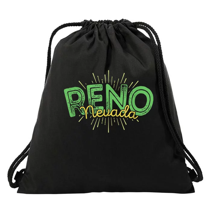 Reno Nevada Souvenir Drawstring Bag