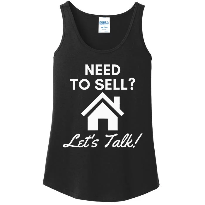 Realtor Need To Sell LetS Talk Real Estate Agent Ladies Essential Tank