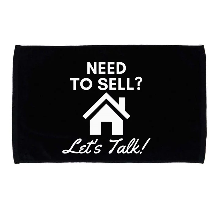 Realtor Need To Sell LetS Talk Real Estate Agent Microfiber Hand Towel