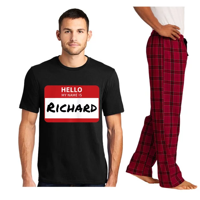 Richard Name Tag Hello My Name Is Richard Pajama Set