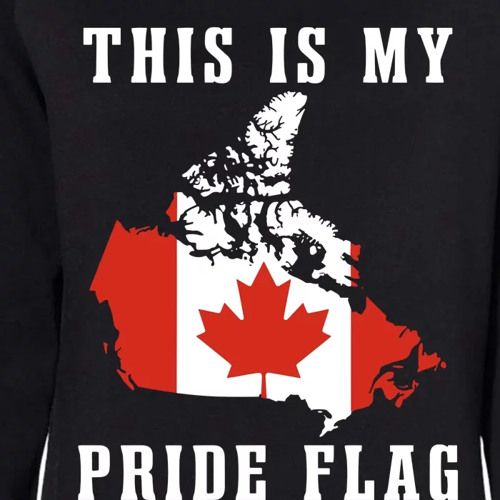 Rebel News This Is My Pride Flag Canada Womens California Wash Sweatshirt