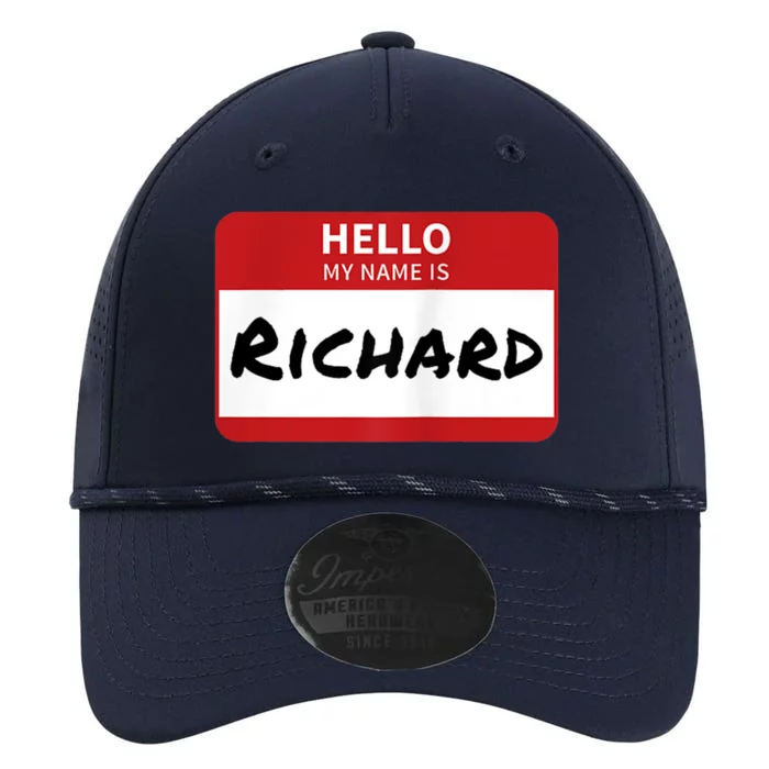 Richard Name Tag Hello My Name Is Richard Performance The Dyno Cap