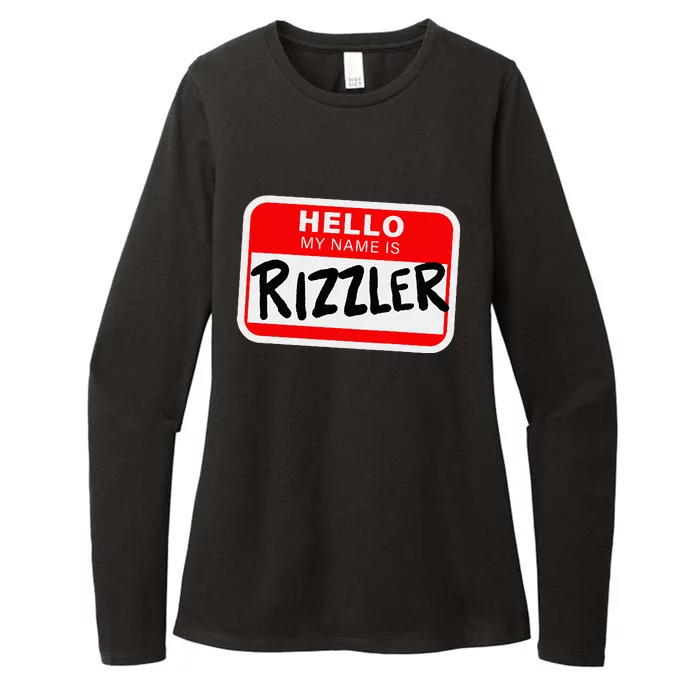 Rizzler Name Tag Rizz Design For Teens And Young Womens CVC Long Sleeve Shirt