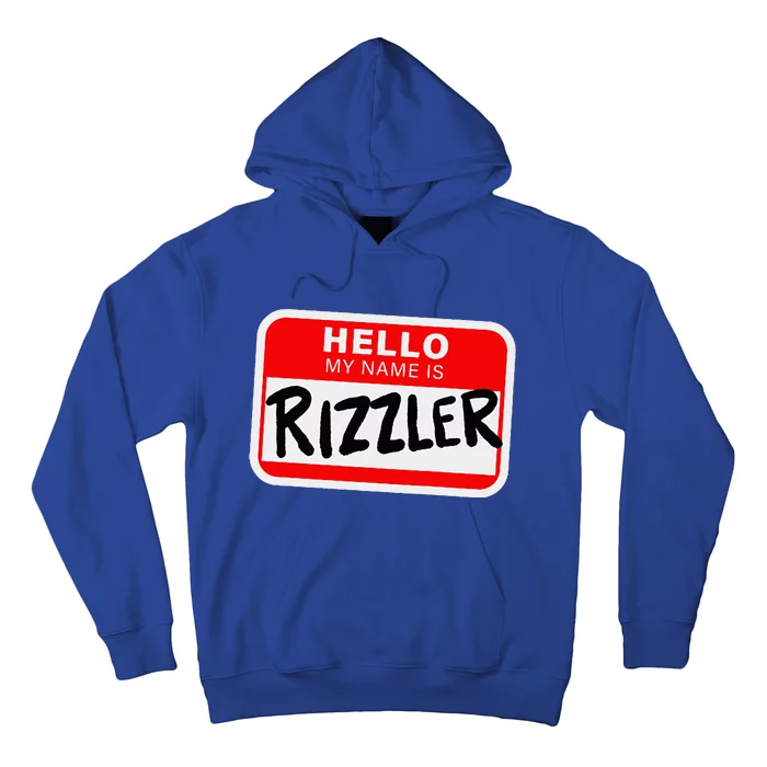 Rizzler Name Tag Rizz Hoodie