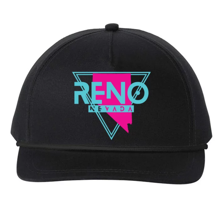 Reno Nevada T Triangle Nv Souvenirs Snapback Five-Panel Rope Hat