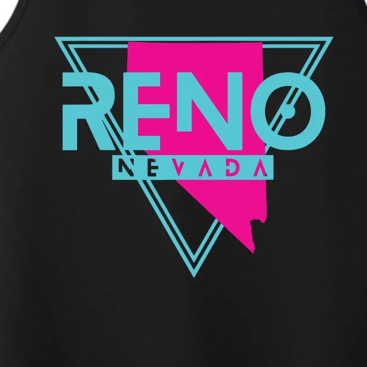 Reno Nevada T Triangle Nv Souvenirs Performance Tank